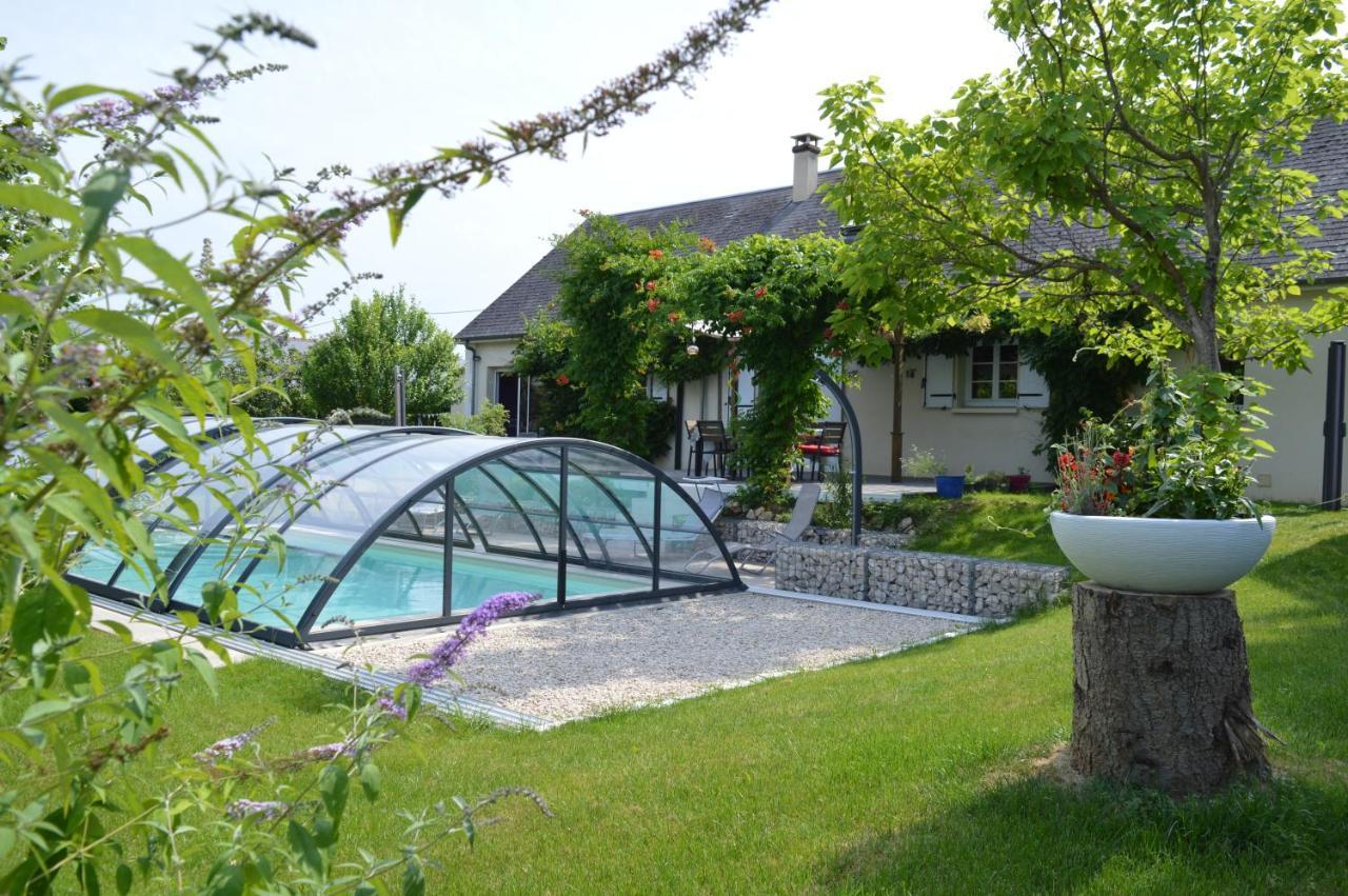 Au Coeur Du Bien-Etre, Chalet Avec Piscine Chauffee Et Couverte, Spa, Sauna, Massages 蒙特艾克斯 外观 照片